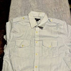 Mens short sleeve dress shirt